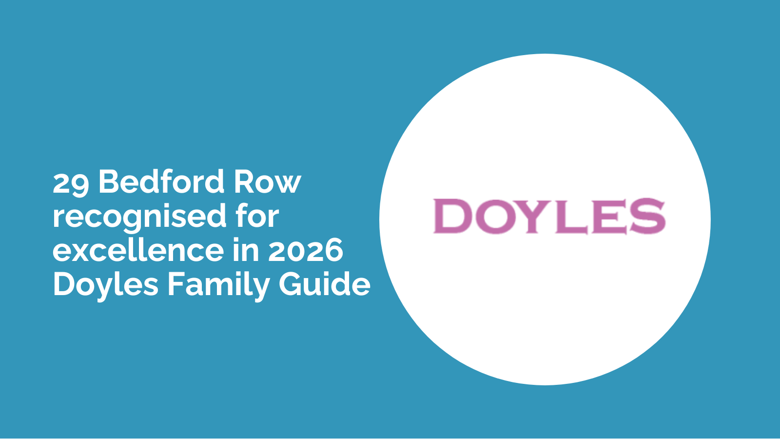 29 Bedford Row barristers ranked in Doyle’s 2026 family law guides