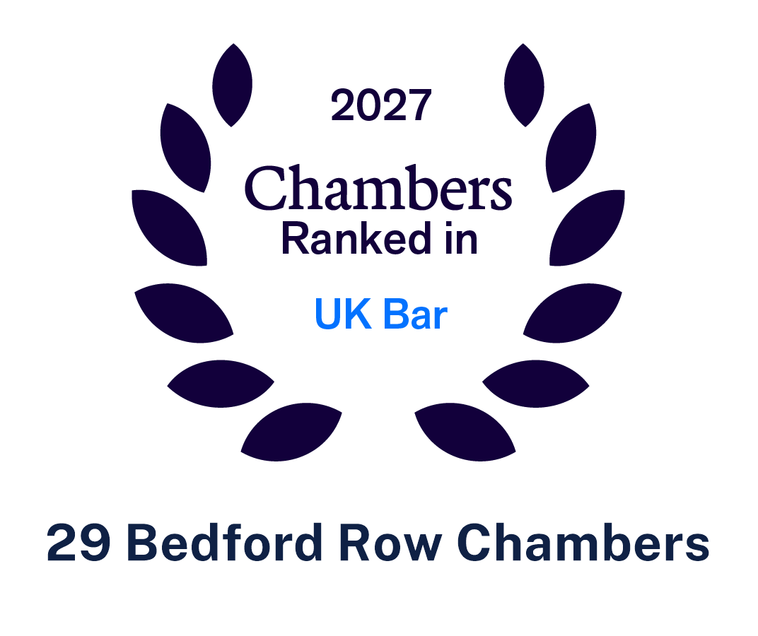29 Bedford Row achieves strong results in Chambers & Partners UK Bar 2027