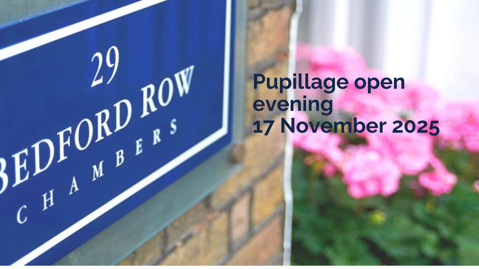 Calling aspiring barristers! Open evening on 17 November 2025
