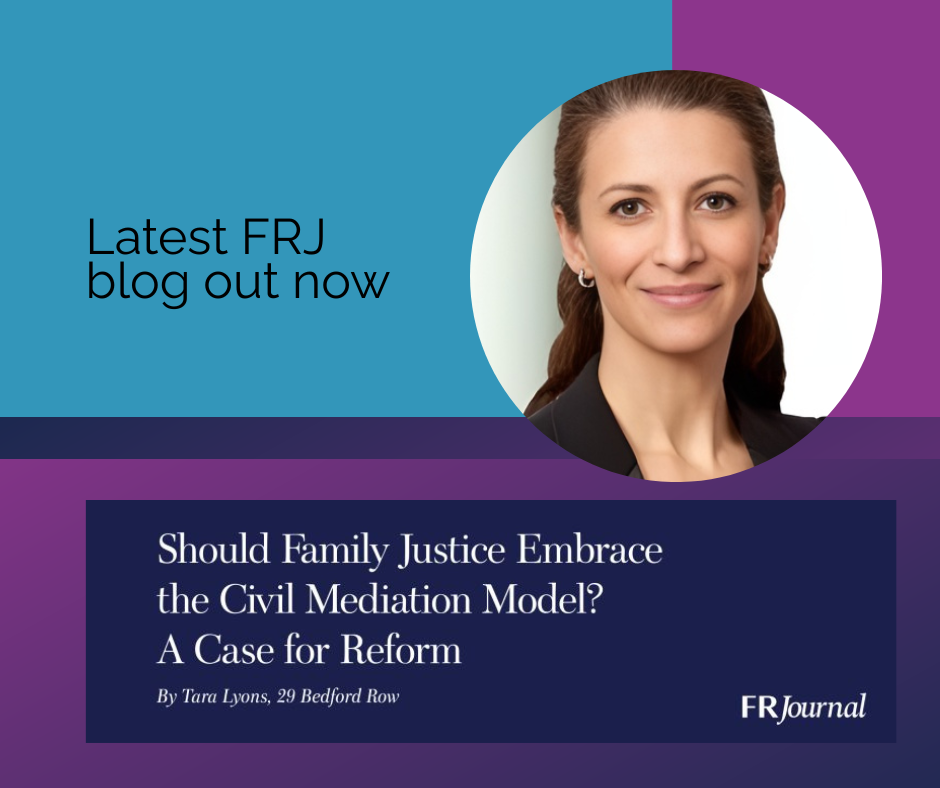 Tara Lyons writes for FRJ on whether family justice should embrace the civil mediation model